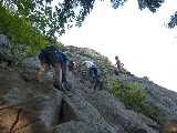 kínálat, Kecskevész szikla, via ferrata