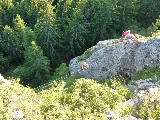 traseu de via ferrata, cazare