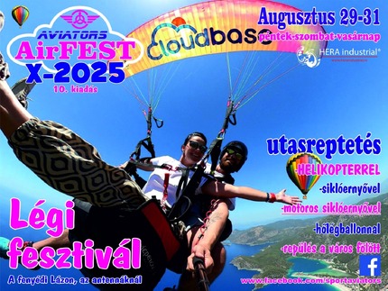 Tandem siklóernyős repülés!